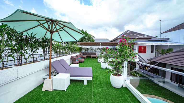 Sultan Villa outdoor area