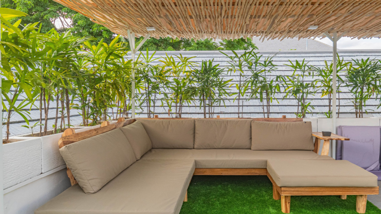 Sultan Villa outdoor area