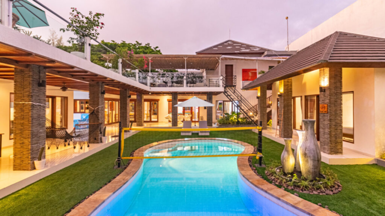 Sultan Villa outdoor area