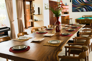 Sultan Villa living and dining area